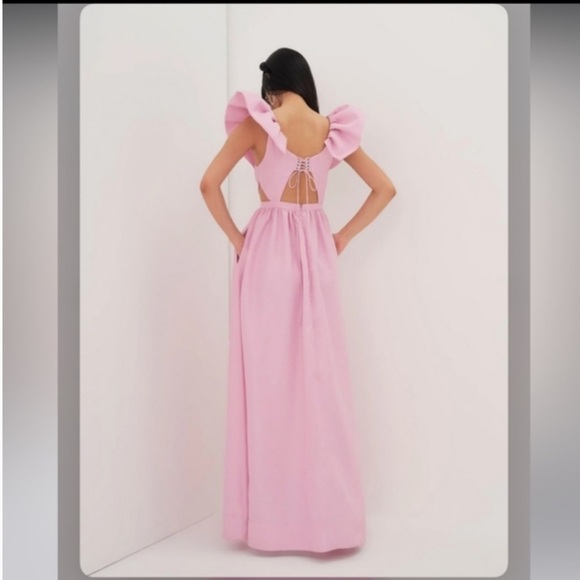 FOR LOVE & LEMONS Pink Pastel Miriam Maxi Dress - Picture 4 of 4